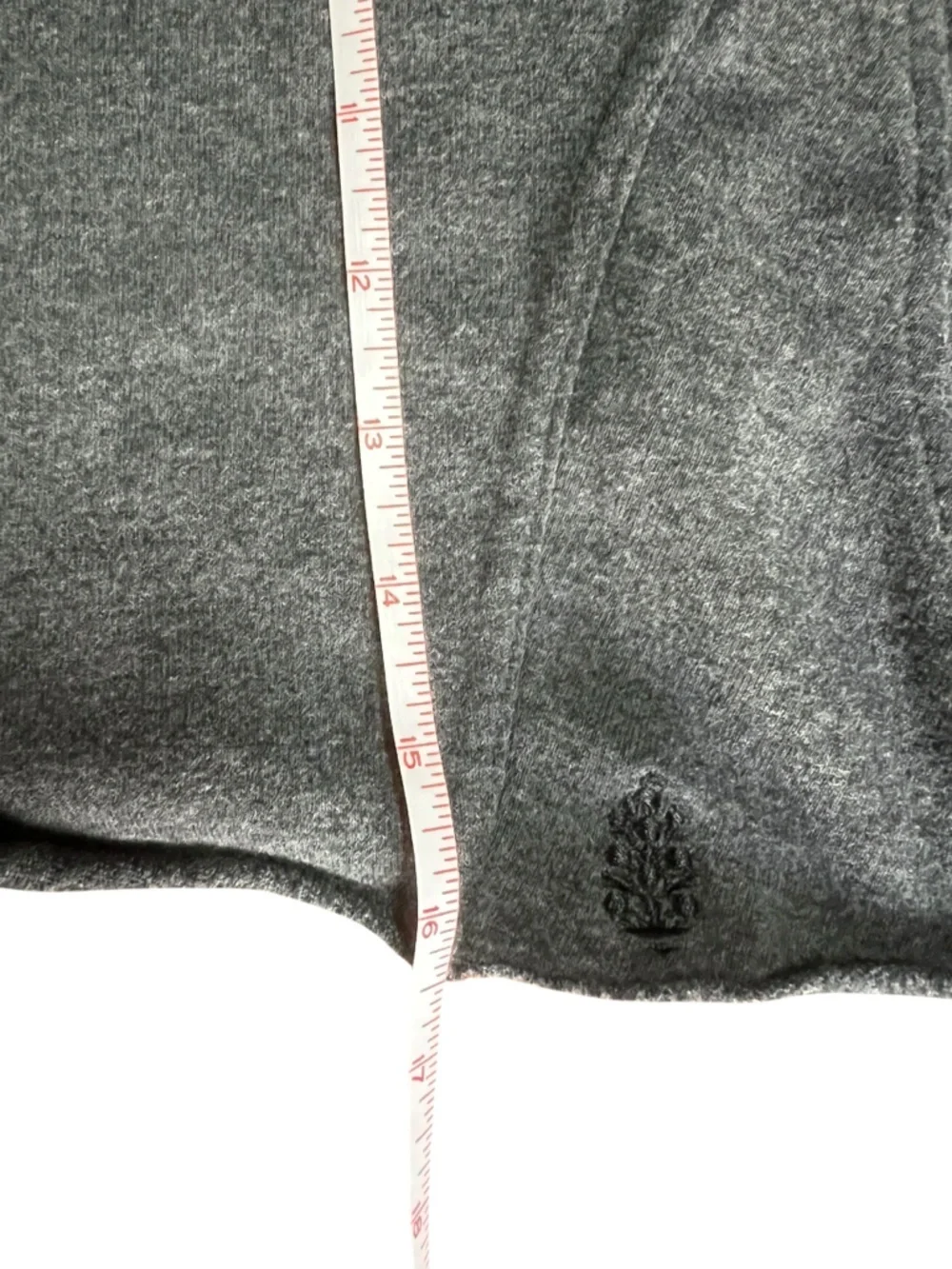 Free People Movement Cropped Sweatshirt Gray Oversized Slouchy Athleisure Size M - Picture 6 of 8